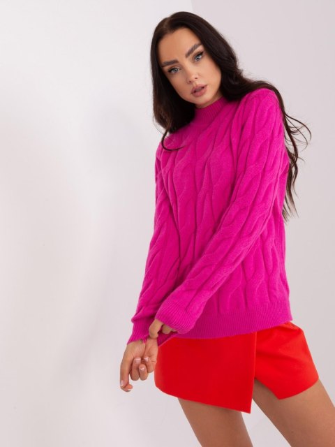 Sweter AT-SW-2235.00P fuksjowy