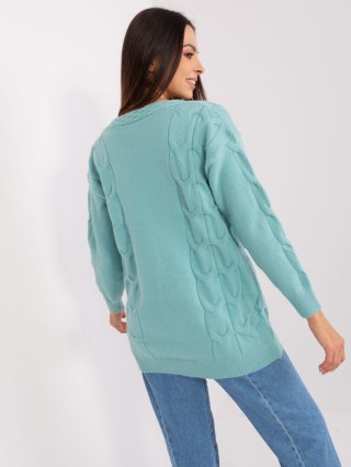 Sweter AT-SW-2241.36P mietowy