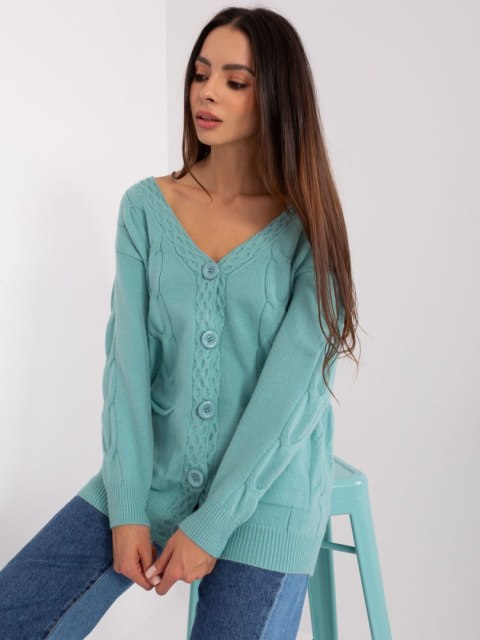 Sweter AT-SW-2241.36P mietowy