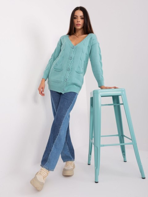 Sweter AT-SW-2241.36P mietowy