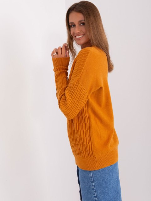 Sweter AT-SW-2338.14P jasny pomarańczowy