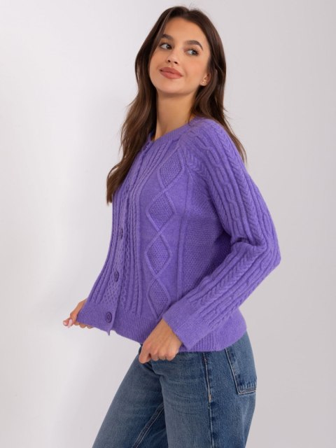Sweter AT-SW-2346-2.99P fioletowy