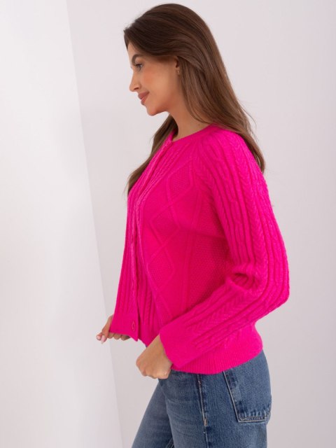 Sweter AT-SW-2346-2.99P fuksjowy
