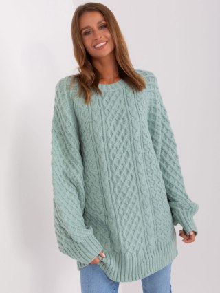Sweter AT-SW-2367-2.64P mietowy