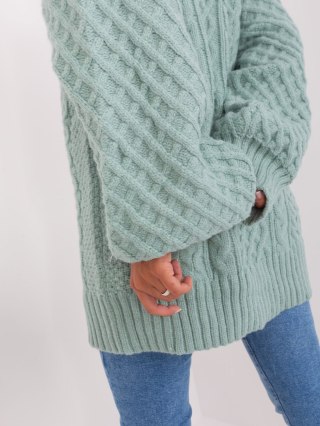 Sweter AT-SW-2367-2.64P mietowy