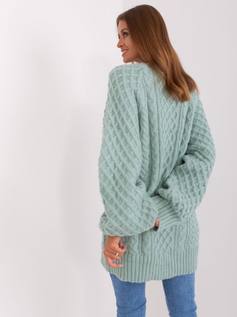 Sweter AT-SW-2367-2.64P mietowy