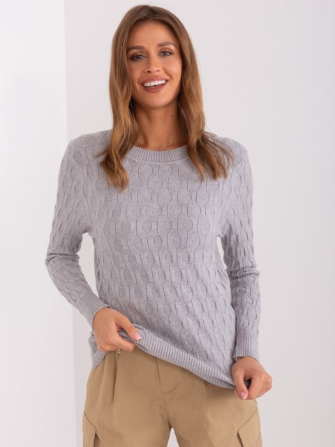 Sweter AT-SW-2324-2.68 szary