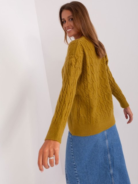 Sweter AT-SW-2335-1.68P oliwkowy