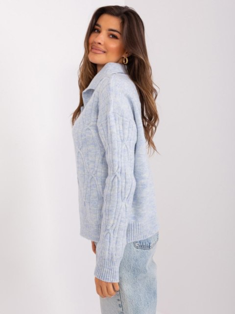 Sweter AT-SW-2349-2.27 błękitny
