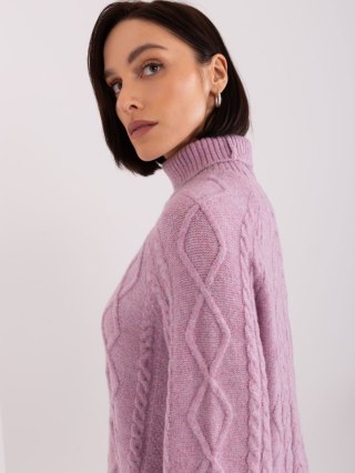 Sweter AT-SW-2355-2.19P jasny fioletowy