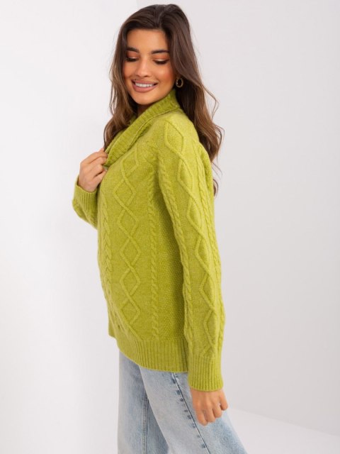 Sweter AT-SW-2355-2.30X oliwkowy