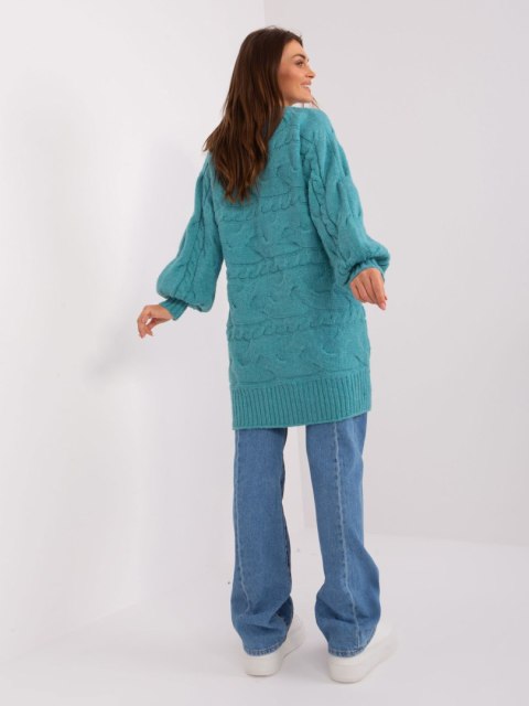 Sweter AT-SW-2367.76P turkusowy