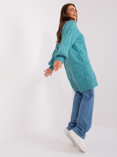 Sweter AT-SW-2367.76P turkusowy
