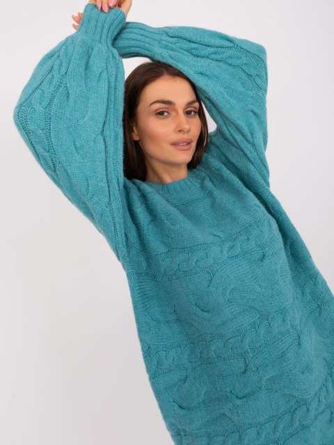 Sweter AT-SW-2367.76P turkusowy