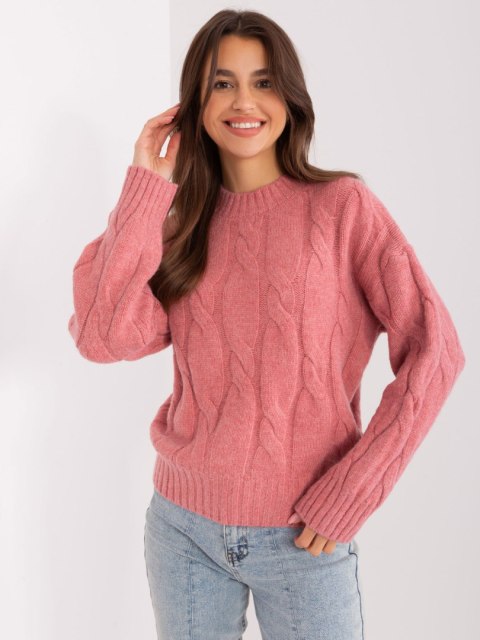 Sweter AT-SW-0146.10P różowy