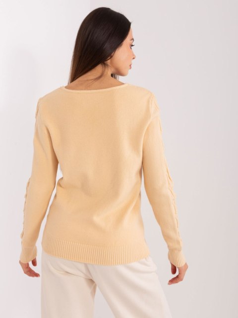 Sweter AT-SW-2329.98P beżowy