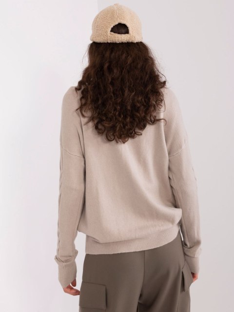 Sweter AT-SW-2340.43 beżowy
