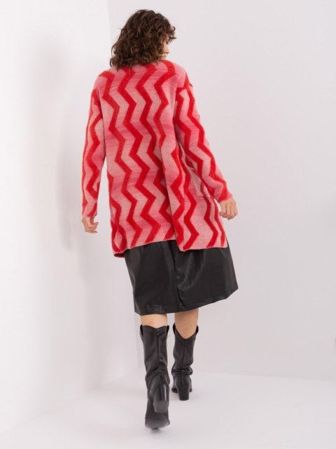 Sweter AT-SW-234701.34 czerwony