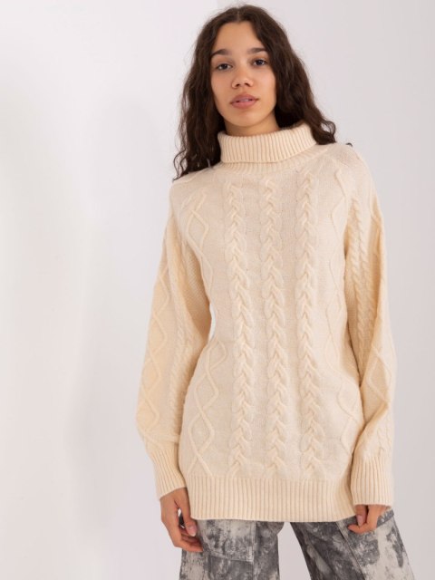 Sweter AT-SW-2355-2.12P ecru