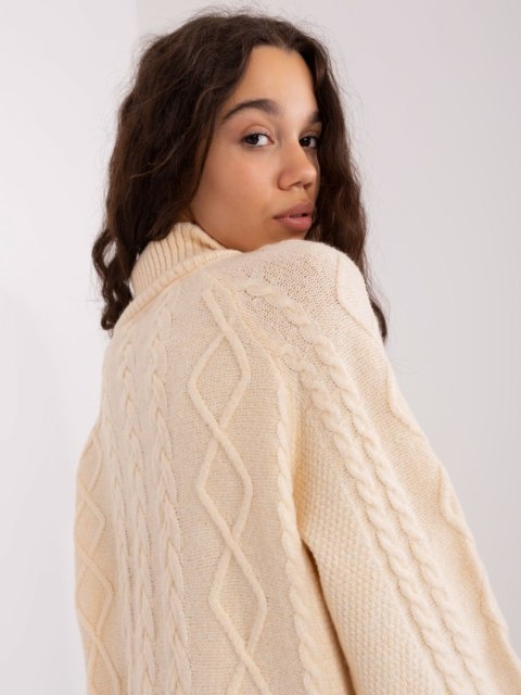 Sweter AT-SW-2355-2.12P ecru