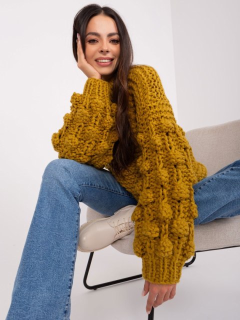 Sweter AT-SW-2382.97P oliwkowy