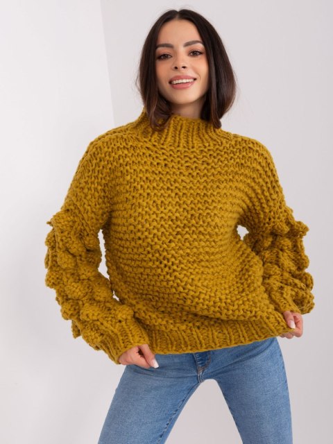 Sweter AT-SW-2382.97P oliwkowy