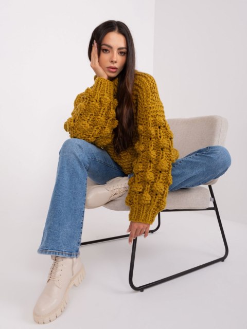 Sweter AT-SW-2382.97P oliwkowy