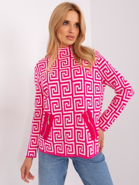 Sweter AT-SW-2341.00P fuksjowy