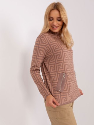 Sweter AT-SW-2341.00P jasny brązowy