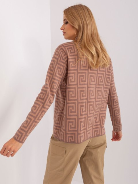 Sweter AT-SW-2341.00P jasny brązowy