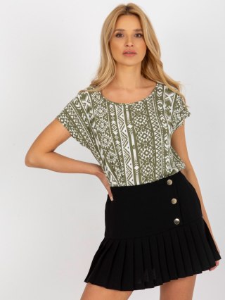 Bluzka D73771R10978P khaki M