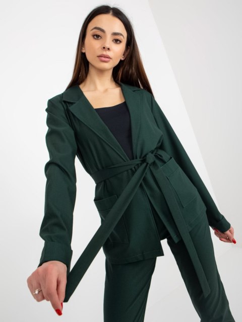 Marynarka LK-MA-507798-1.15P ciemny zielony 38