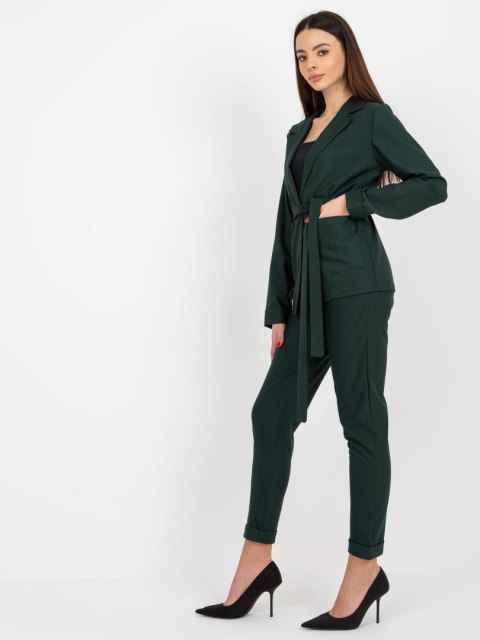 Marynarka LK-MA-507798-1.15P ciemny zielony 38