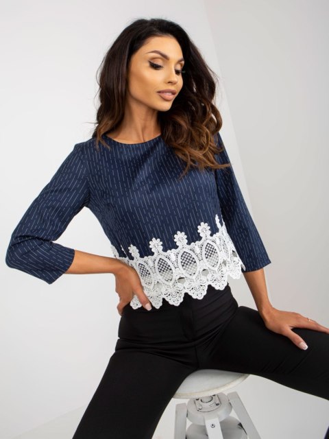 Bluzka LK-BZ-506428.90 granatowy 42