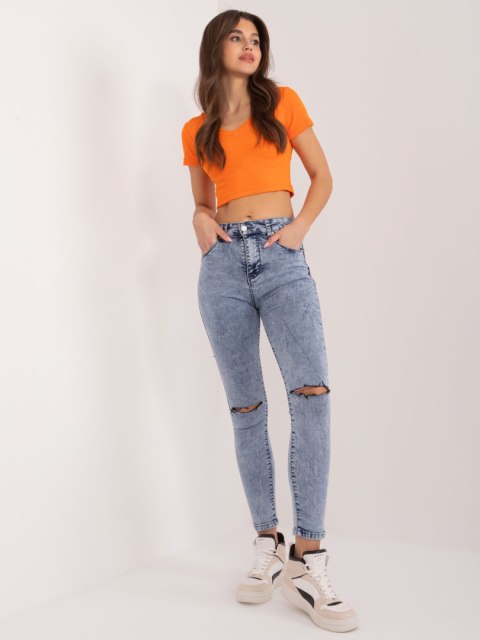 Spodnie jeans NM-SP-H32.12X niebieski XS