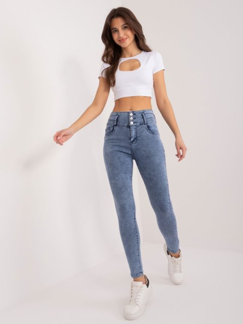 Spodnie jeans NM-SP-L73.33P niebieski XS