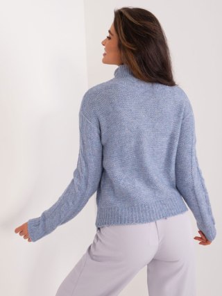 Sweter TW-SW-3002.03 ciemny niebieski L