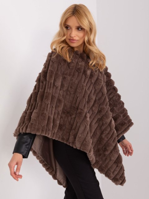 Poncho AT-PN-2347.68 brązowy