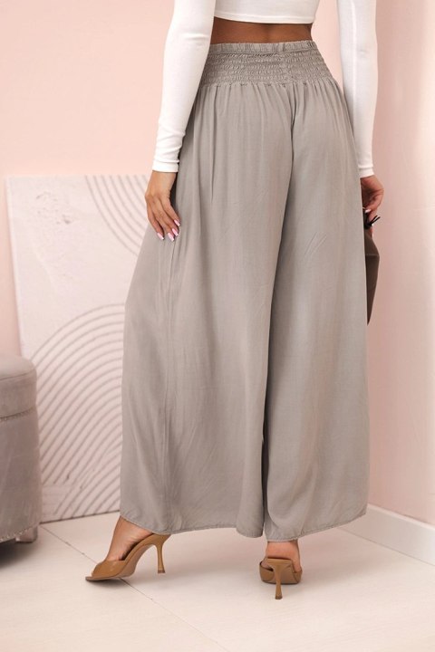 Spodnie damskie wiskozowe z elastycznym pasem fango