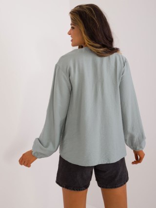 Bluzka D60082M11180B pistacjowy M