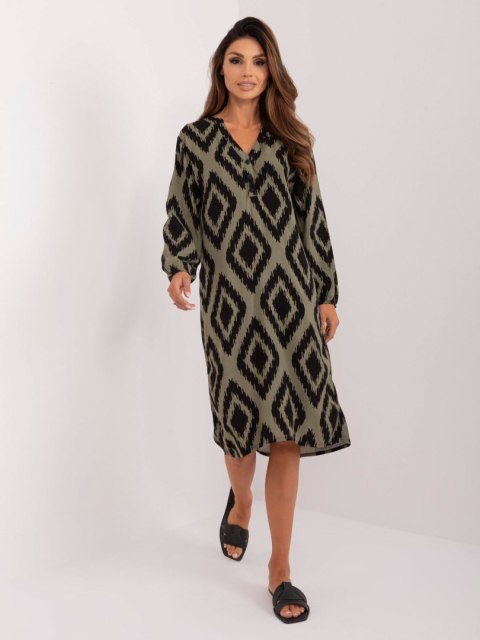 Sukienka D73771M30427B khaki S