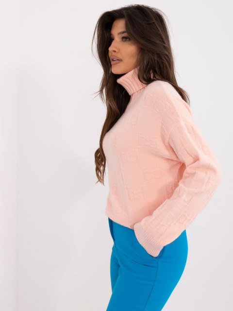 Sweter AT-SW-2342-1.35 brzoskwiniowy