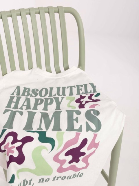 T-shirt D12022AC02645G biały XL
