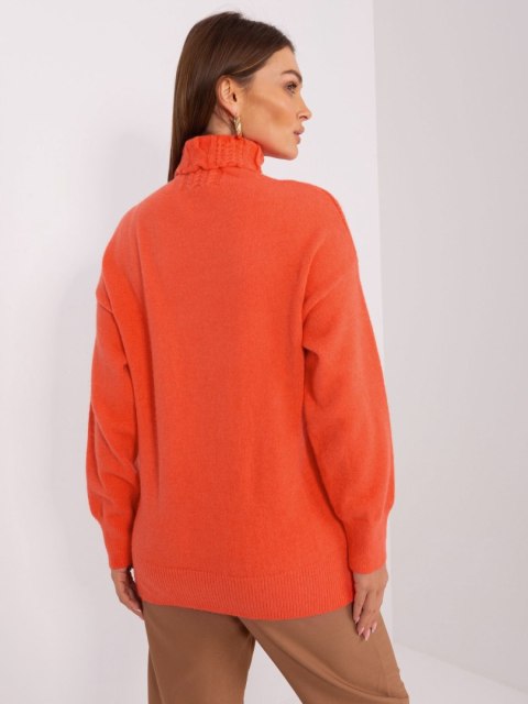 Sweter AT-SW-23401.97P pomarańczowy