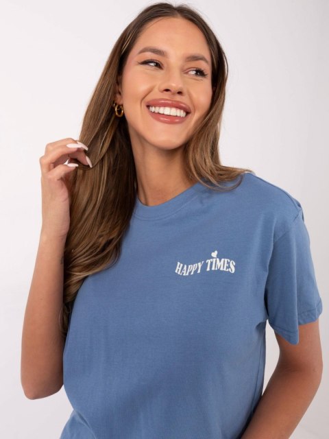 T-shirt D12022AC02645G ciemny niebieski XS