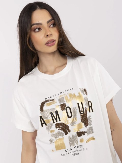 Bluzka CLM-BZ-1701.81 ecru L/XL