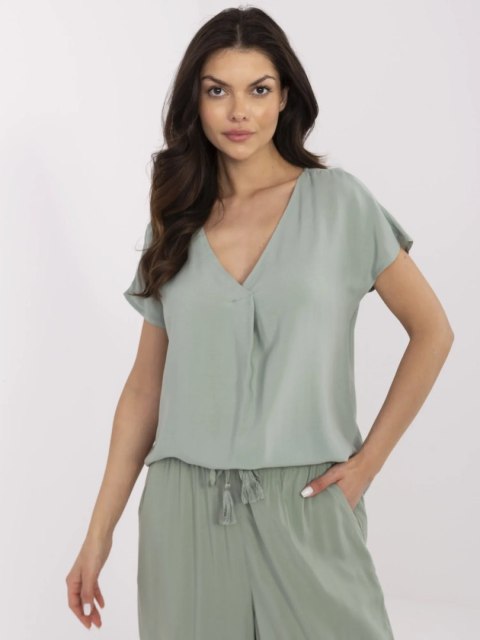 Bluzka D73761M11171B pistacjowy M