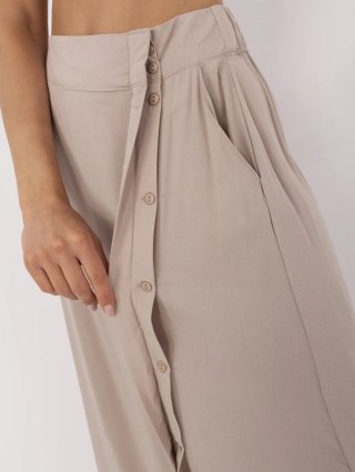 Spódnica D73761M50222A ciemny bezowy M
