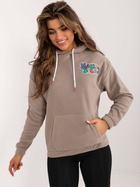 Bluza D20005M02679A ciemny bezowy L