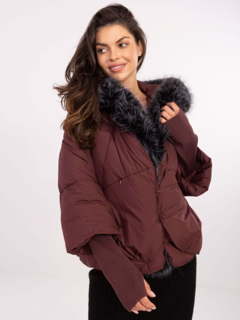 Kurtka MBM-KR-26106.35 bordowy XL